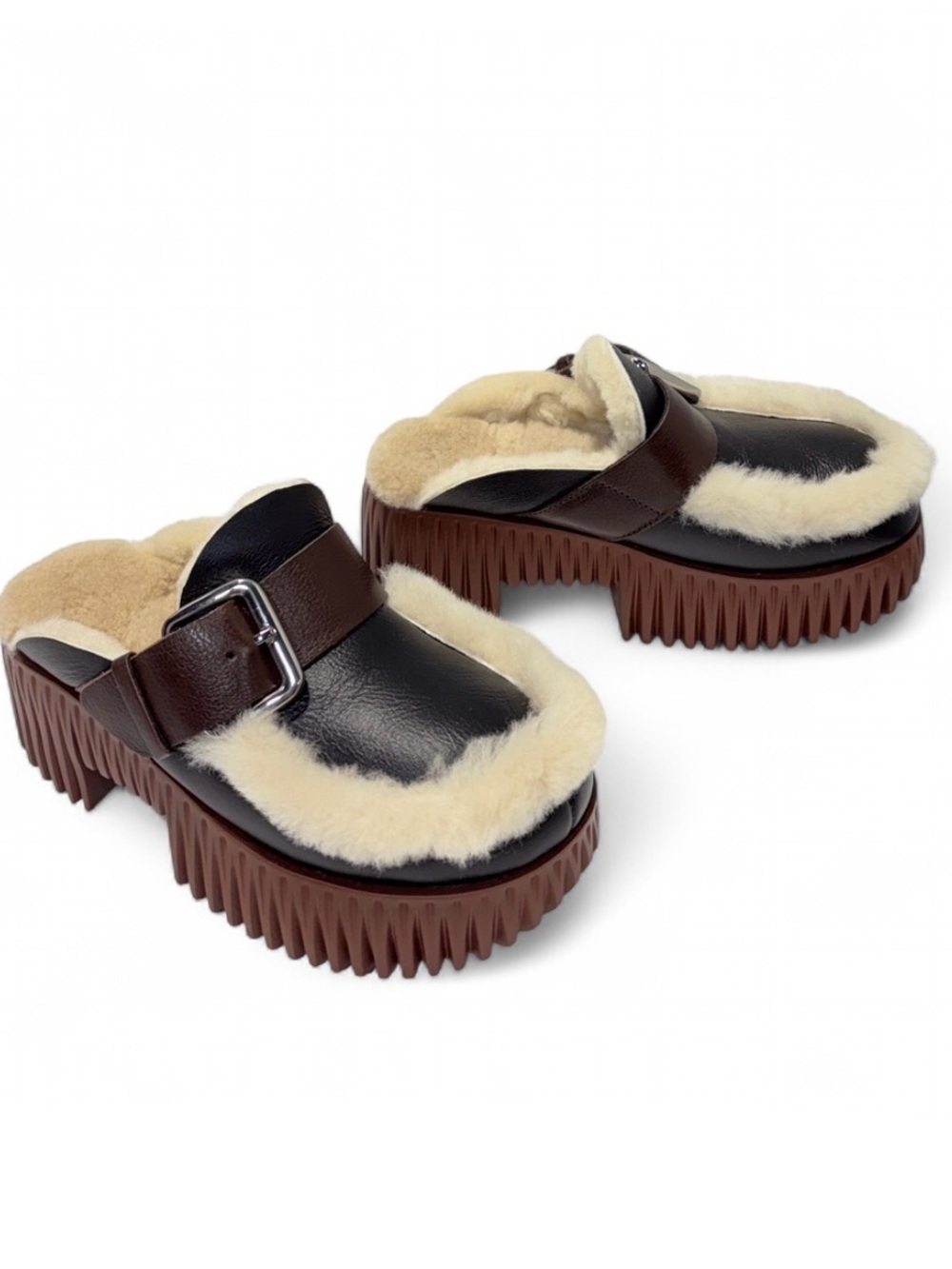 PLIA AMBER OREO heeled mules